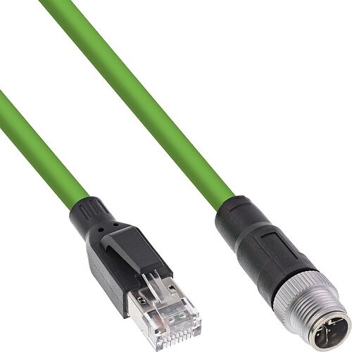 InLine® Industrie Netzwerkkabel, M12 8-pin X-kodiert St. zu RJ45 St., Cat.6A 3m InLine® Industrie Netzwerkkabel, M12 8-pin X-kodiert St. zu RJ45 St., Cat.6A 3m