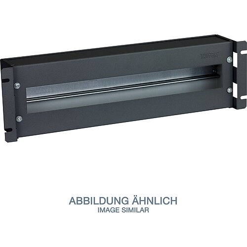 Triton RAB-JL-X02-A1 19" Schutzsch.leiste 3HE mit Hutschiene/Abdeckung, schwarz Triton RAB-JL-X02-A1 19" Schutzsch.leiste 3HE mit Hutschiene/Abdeckung, schwarz