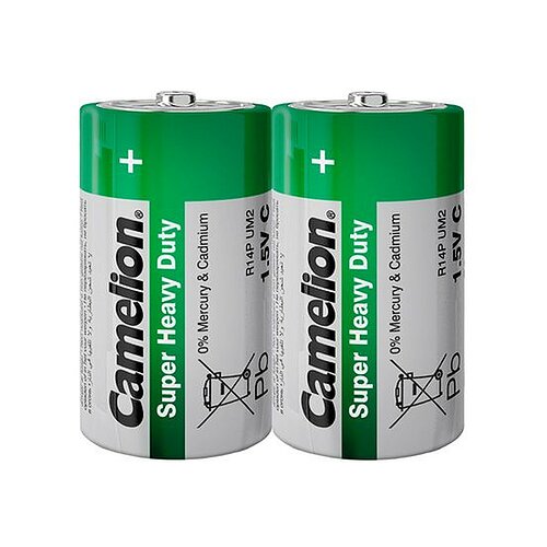 Camelion Super Heavy Duty Baby C R14 Zink Kohle Batterie - 10er Folienverpackung