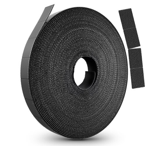 Label-The-Cable LTC RIP STRAP, Klettbandrolle abreißbar, schwarz, 3m