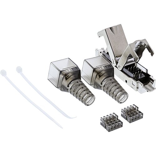 Inline® Kabelverbinder Cat.6A, geschirmt, schmale Ausführung Inline® Kabelverbinder Cat.6A, geschirmt, schmale Ausführung