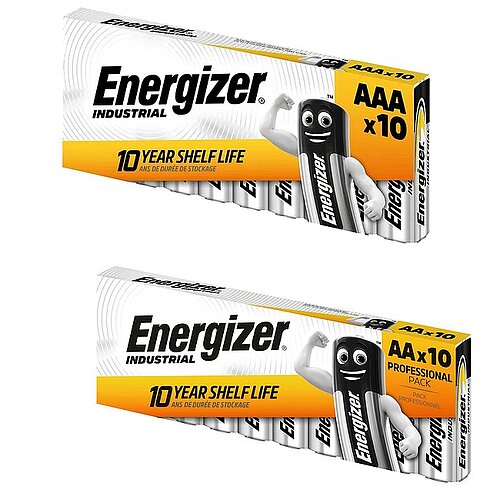Energizer Industrial AA Mignon & AAA Micro Alkaline Batterien - 40er Paket Energizer Industrial AA Mignon & AAA Micro Alkaline Batterien - 40er Paket