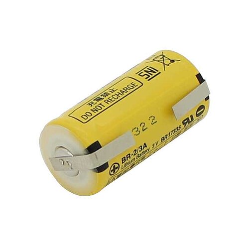 Panasonic BR-2/3AE 3V mit Lötfahnen U-Form