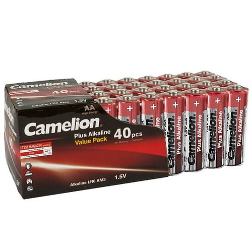 Camelion Plus AA Mignon LR6 Alkaline Batterien - 40er Folienverpackung Camelion Plus AA Mignon LR6 Alkaline Batterien - 40er Folienverpackung