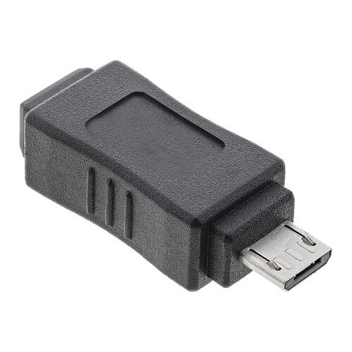Inline® Micro-USB Adapter, Micro-B Stecker an Mini USB 5-pol Buchse
