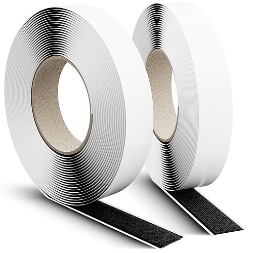 Label-The-Cable LTC Easy Tape Strap, Klettbandrolle selbstklebend 20mm, schwarz, 8m Label-The-Cable LTC Easy Tape Strap, Klettbandrolle selbstklebend 20mm, schwarz, 8m