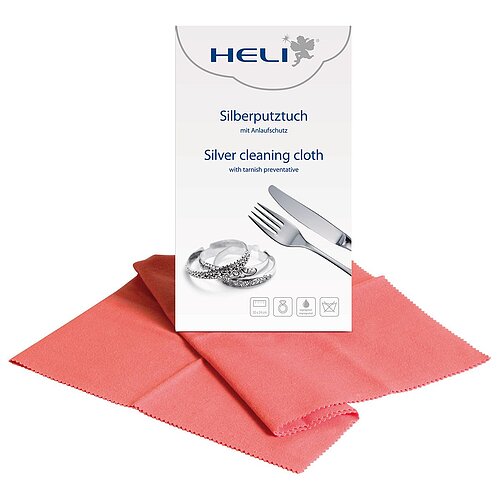 Heli - Pflegetuch für Silberschmuck Mikrofaser 30 x 24 cm - 12er Verpackung Heli - Pflegetuch für Silberschmuck Mikrofaser 30 x 24 cm - 12er Verpackung