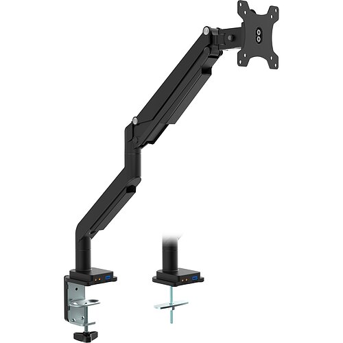 Inline® Tischhalterung mit Lifter und USB/Audio bis max. 82cm 32" 9kg