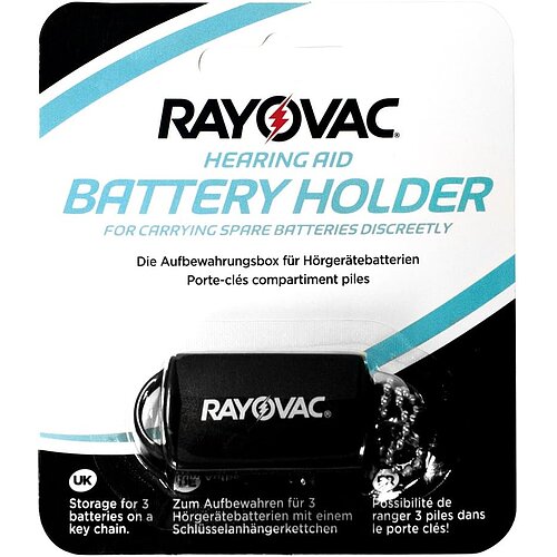 Rayovac Aufbewahrung Box für 3 Hörgerätebatterien Rayovac Aufbewahrung Box für 3 Hörgerätebatterien