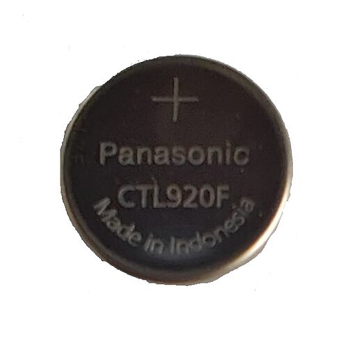 Casio Lithium Akku Knopfzelle CTL920F ohne Lötfahne - 2,4V Casio Lithium Akku Knopfzelle CTL920F ohne Lötfahne - 2,4V