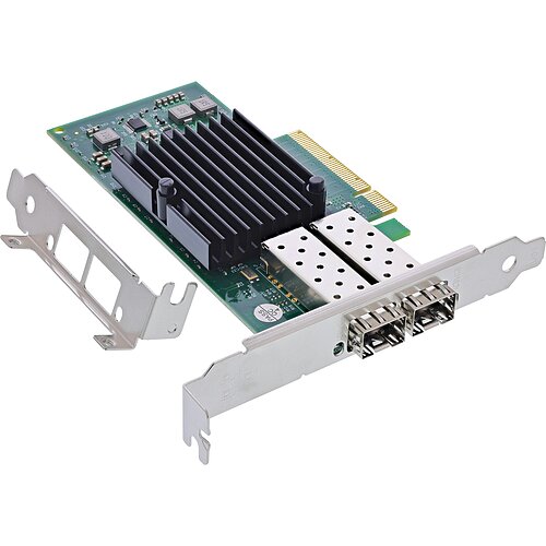 InLine® Dual 10-Gigabit Netzwerkkarte, 2x SFP+, PCIe x8, inkl. LP Slotblech InLine® Dual 10-Gigabit Netzwerkkarte, 2x SFP+, PCIe x8, inkl. LP Slotblech