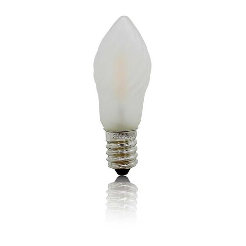 BP Filament LED Mini-Kerzenlampe gedreht E14 1W warm weiß matt BP Filament LED Mini-Kerzenlampe gedreht E14 1W warm weiß matt