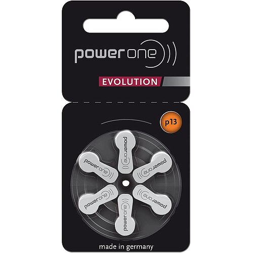 Typ 13 PR48 Power One Evolution Hörgerätebatterien 1,45 V - Orange - 120 Stück Typ 13 PR48 Power One Evolution Hörgerätebatterien 1,45 V - Orange - 120 Stück