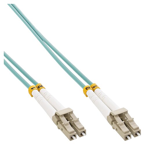 Inline® LWL Duplex Kabel, LC/LC, 50/125µm, OM3, 50m