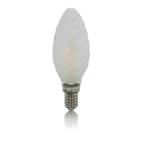 BP Filament LED Kerzenlampe gedreht E14 1W warm weiß matt BP Filament LED Kerzenlampe gedreht E14 1W warm weiß matt