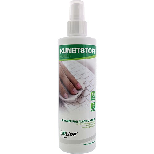 Inline® Kunststoffreiniger für gehäuse Tastatur Maus, Pumpspray 250ml Inline® Kunststoffreiniger für gehäuse Tastatur Maus, Pumpspray 250ml