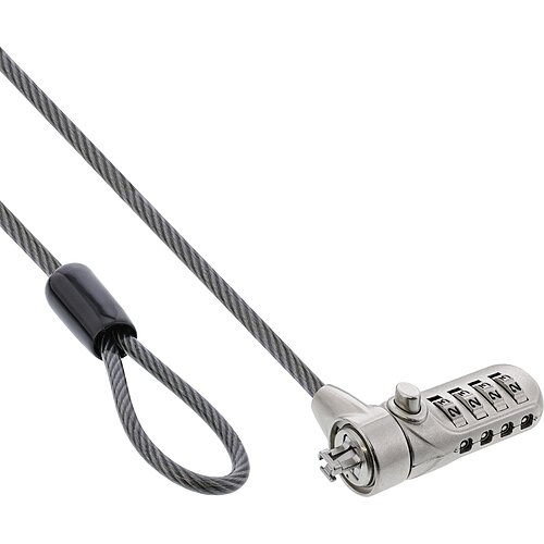 Inline® Notebook Sicherheitsschloss, mit Zahlenkombination, 4,4mm x 2m
