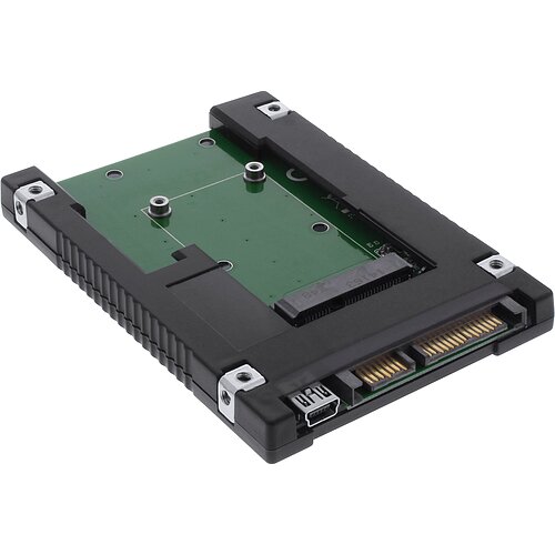 Inline® Laufwerksadapter 2,5", SATA auf mSATA SSD