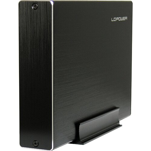 LC-Power LC-35U3-Becrux, externes 3,5"-SATA-gehäuse, USB 3.0, Alu, schwarz LC-Power LC-35U3-Becrux, externes 3,5"-SATA-gehäuse, USB 3.0, Alu, schwarz