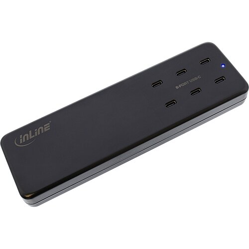 Inline® Multiport Netzteil, Ladegerät, 6x USB-C, PD 3.0, GaN, schwarz Inline® Multiport Netzteil, Ladegerät, 6x USB-C, PD 3.0, GaN, schwarz
