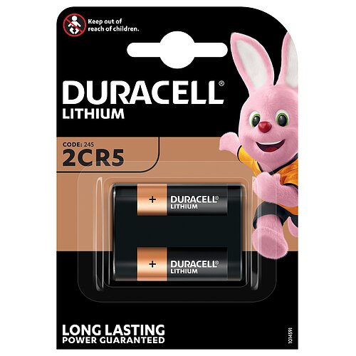 Duracell 245 Lithium 6V 2CR5 Batterie - 1er Verpackung