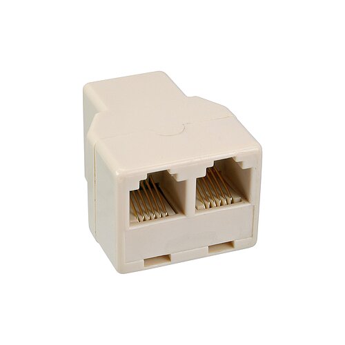 Inline® Modular Verteiler, 1x RJ12 Buchse auf 2x RJ12 Buchse Inline® Modular Verteiler, 1x RJ12 Buchse auf 2x RJ12 Buchse