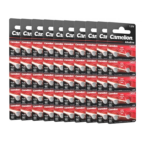 10 x Camelion AG2 LR59 LR726 396 1.5V Alkaline Knopfzelle - 10er Verpackung 10 x Camelion AG2 LR59 LR726 396 1.5V Alkaline Knopfzelle - 10er Verpackung