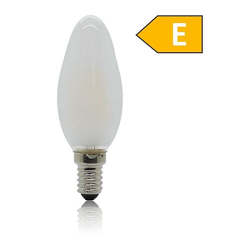 BP Filament LED Kerzenlampe E14 0,8W warm weiß matt BP Filament LED Kerzenlampe E14 0,8W warm weiß matt