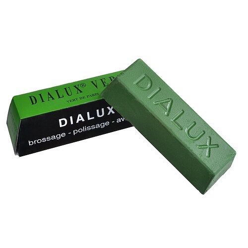 Dialux Polierpaste grün verte ca.100g Pastenriegel - für Gold, Silber & Platin Hochglanzpolieren