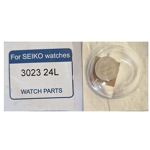 Seiko Lithium Akku Knopfzelle 3023.24L mit Lötfahne - 1,5 V Seiko Lithium Akku Knopfzelle 3023.24L mit Lötfahne - 1,5 V