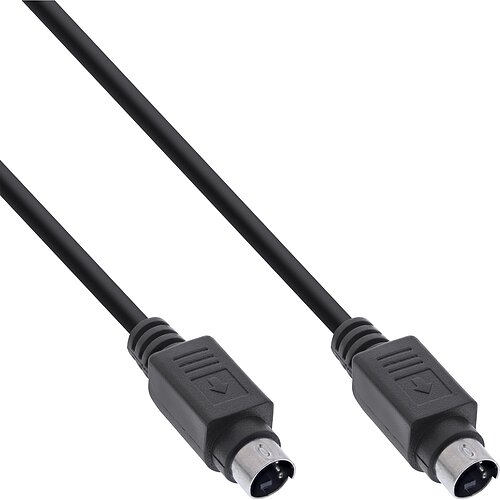Inline® S-VHS Kabel, 4pol mini DIN Stecker / Stecker, 2m