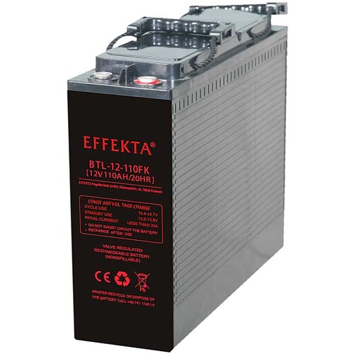 Effekta BTL12-110FK 12V 110Ah Longlife Frontterminal