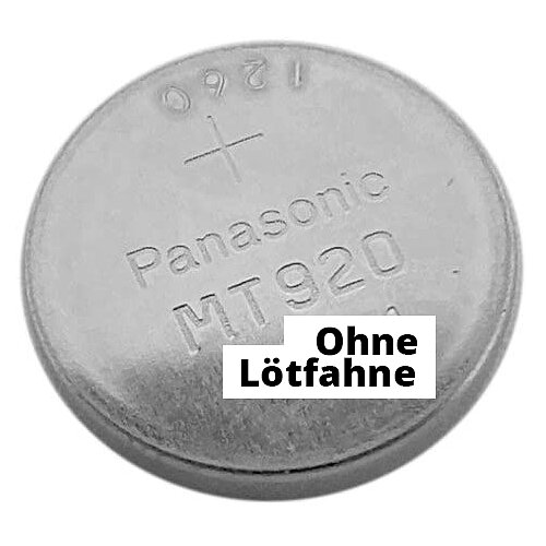 MT920 Lithium Akku Knopfzelle Panasonic 1,5 V - ohne Lötfahne