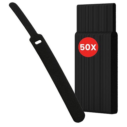 Label-The-Cable Basic, LTC 1110, 50er Set schwarz