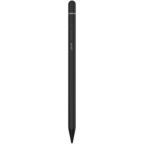 InLine® Stylus, Tabletstift für Apple iPads, mit Akku, USB-C, schwarz