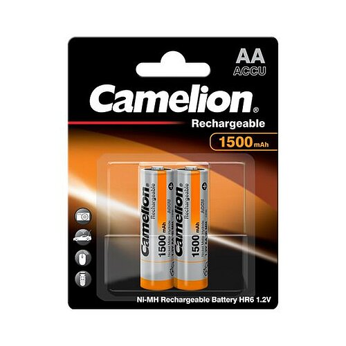 Camelion NiMH AA Mignon 1500mAh HR6 Classic Akku - 2er Verpackung Camelion NiMH AA Mignon 1500mAh HR6 Classic Akku - 2er Verpackung