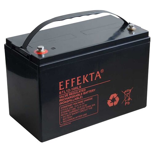 Effekta BTL12-100LX 12V 100Ah Longlife