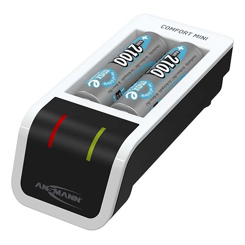 Ansmann Comfort Mini inklusive 2x AA 2100mAh 1001-0091-01 Ansmann Comfort Mini inklusive 2x AA 2100mAh 1001-0091-01