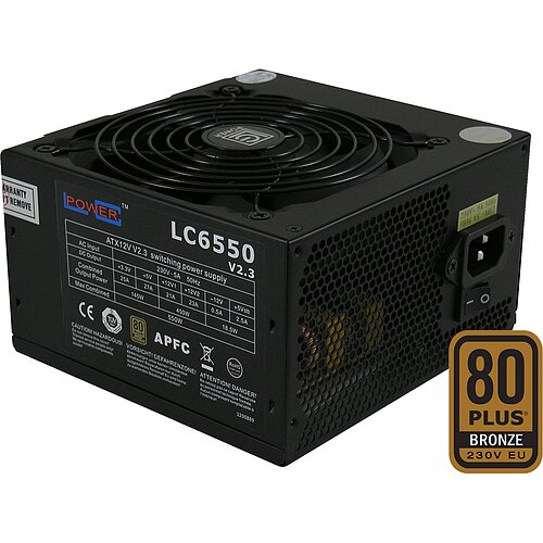 LC-Power LC6550 V2.3, ATX-Netzteil Super-Silent-Serie, 550W, 80+ BRONZE LC-Power LC6550 V2.3, ATX-Netzteil Super-Silent-Serie, 550W, 80+ BRONZE