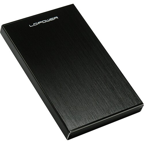 LC-Power LC-25U3-Becrux, externes 2,5"-SATA-gehäuse, USB 3.0, schwarz
