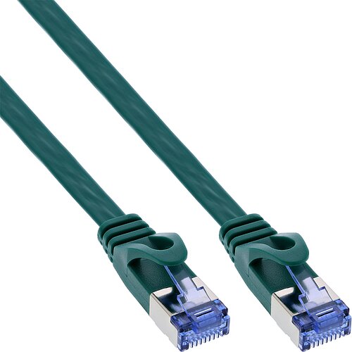 Inline® Patchkabel flach, U/FTP, Cat.6A, grün, 7m Inline® Patchkabel flach, U/FTP, Cat.6A, grün, 7m
