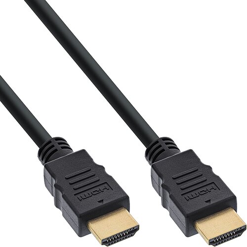 InLine® HDMI Kabel, HDMI-High Speed mit Ethernet, St/St, schwarz, 5m InLine® HDMI Kabel, HDMI-High Speed mit Ethernet, St/St, schwarz, 5m