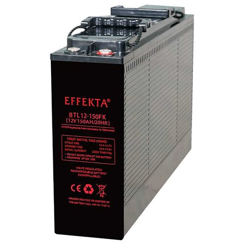 Effekta BTL12-150FK 12V 150Ah Longlife Frontterminal