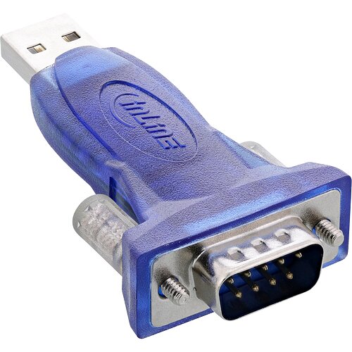 Inline® USB zu Seriell Adapter, ST A an 9pol Sub D ST, mit USB VerLängerung 0,8m Inline® USB zu Seriell Adapter, ST A an 9pol Sub D ST, mit USB VerLängerung 0,8m