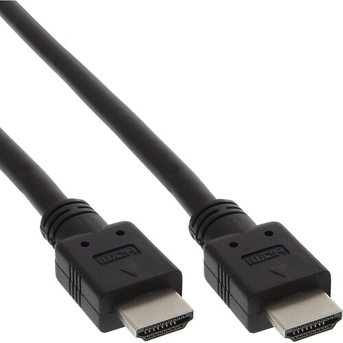 Inline® HDMI Kabel, HDMI-High Speed, Stecker / Stecker, schwarz, 3m