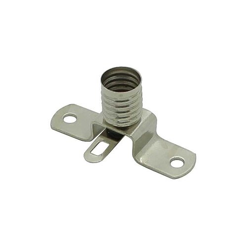 Fassung E5,5 mit Befestigungslasche und Lötfahne