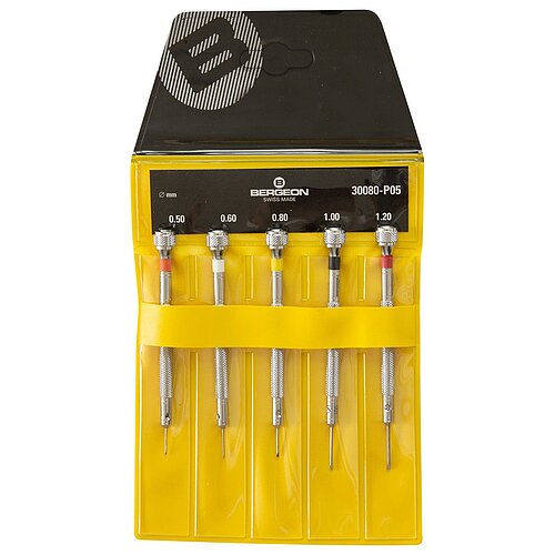 Bergeon - 5 Schraubendreher 30080-P05 Bergeon - 5 Schraubendreher 30080-P05