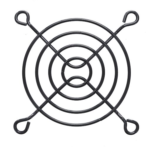 Inline® Lüftergitter Metall, schwarz, 60x60mm Inline® Lüftergitter Metall, schwarz, 60x60mm