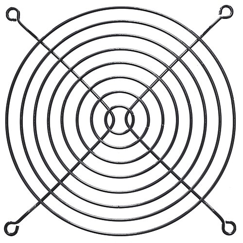 Inline® Lüftergitter Metall, schwarz, 140x140mm Inline® Lüftergitter Metall, schwarz, 140x140mm