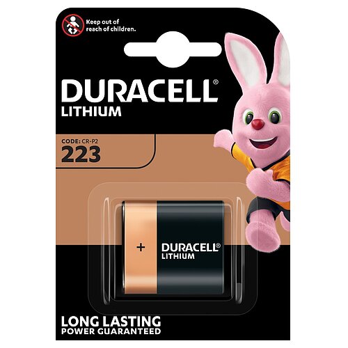 Duracell 223 Lithium 6V CR-P2 Batterie - 10er Verpackung Duracell 223 Lithium 6V CR-P2 Batterie - 10er Verpackung